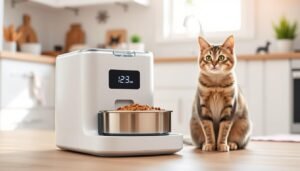 automatic cat feeder wet food