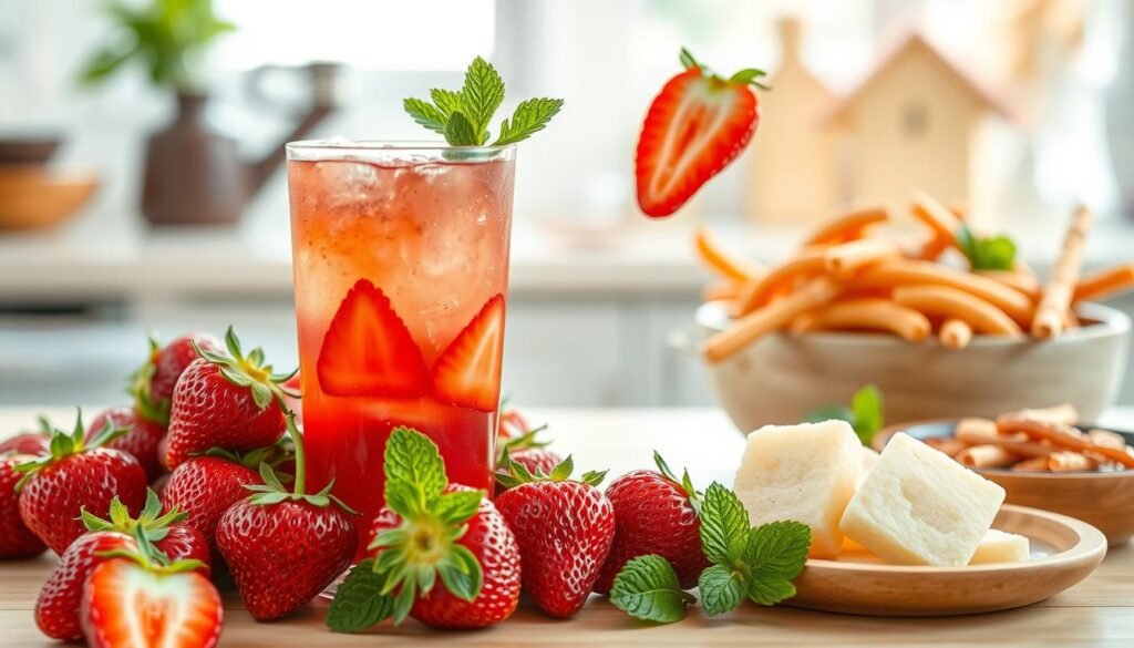 korean strawberry ade pairing